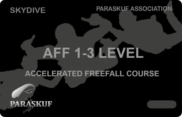 Certificate for training course AFF in Kyiv